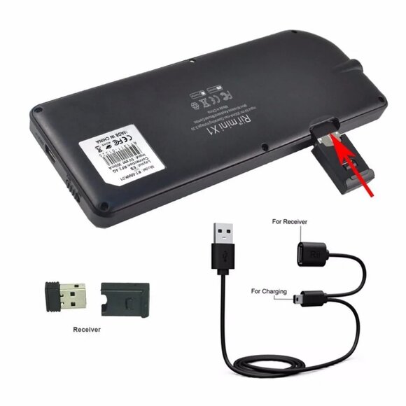 2.4GHz Mini Wireless Keyboard with TouchPad - Picture 7 of 7